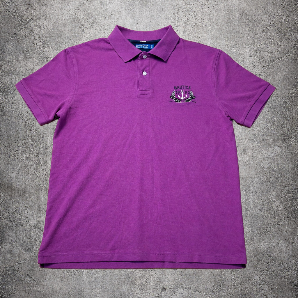 Polo violet - Nautica - Taille L
