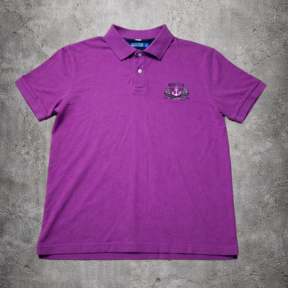 Polo violet - Nautica - Taille L
