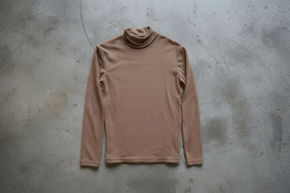 Col roulé marron – taille L (convient mieux à un M)