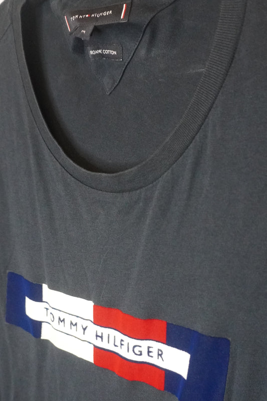 T-shirt bleu marine logo tricolore – BY PRMEC