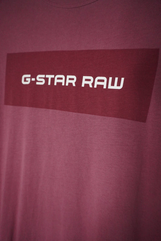 T-shirt rose G-RAW – taille XL