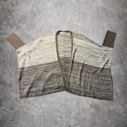 Pull cardigan beige et marron - Calvin Klein - Taille M