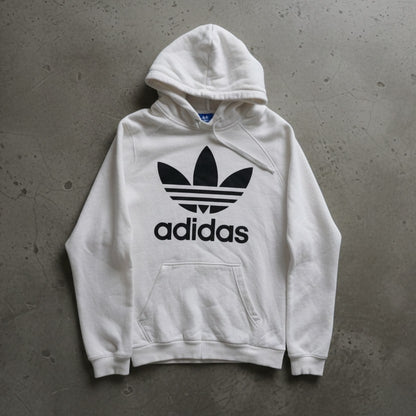 Hoodie blanc Adidas – taille M (oversize)