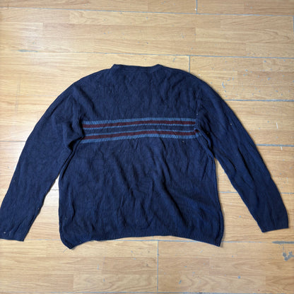 Pull en maille bleu - Tommy Hilfiger - Taille XXL