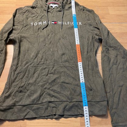 Sweat à capuche vert - Tommy Hilfiger - Taille M