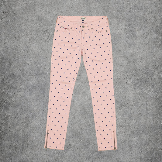 Pantalon rose a pois bleu - Hilfiger Denim - Taille 26/32