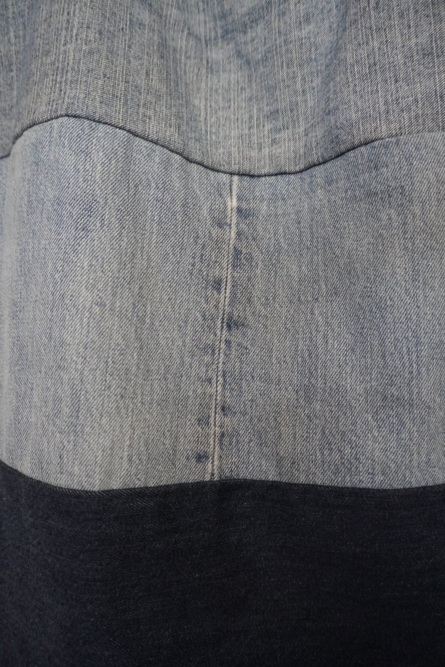 Tote-Bag Denim Tricolore - by SARLOTTE