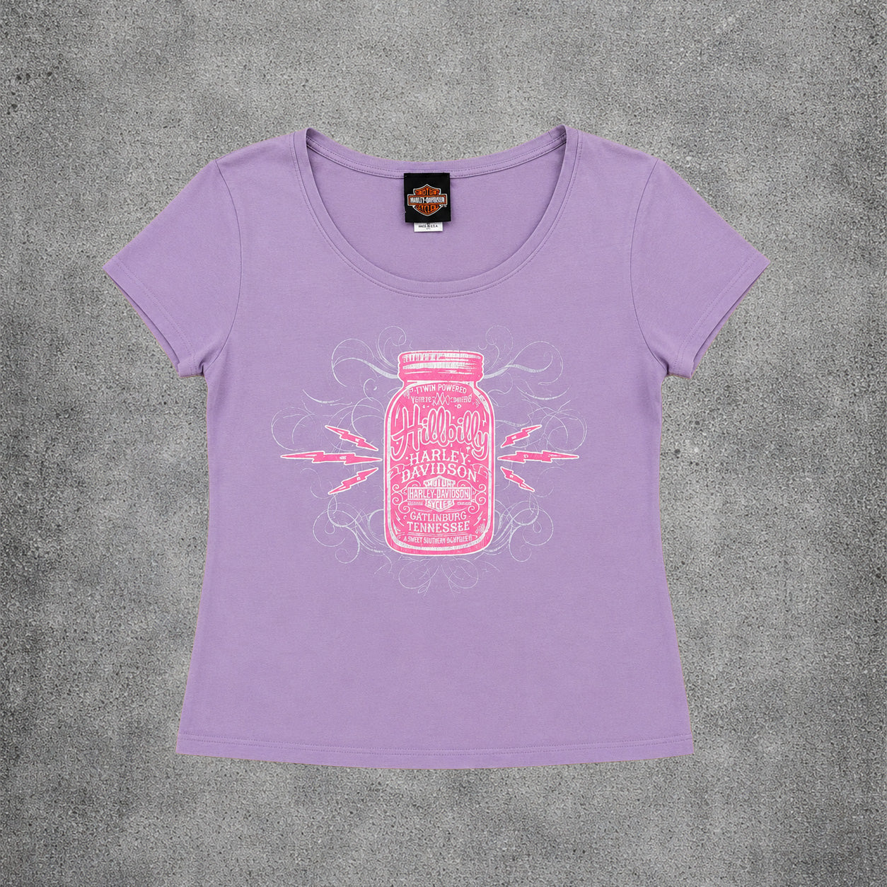 T-shirt violet - Harley Davidson - Taille 2XL