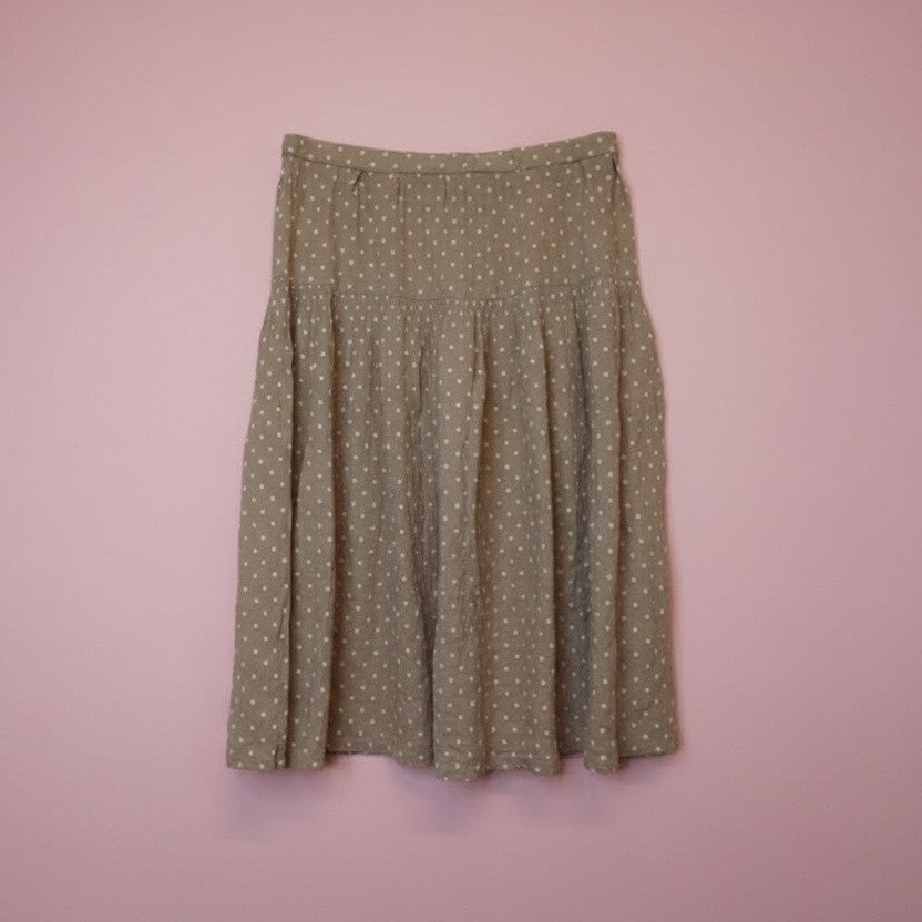 Jupe rose à pois blancs – by Zainab
