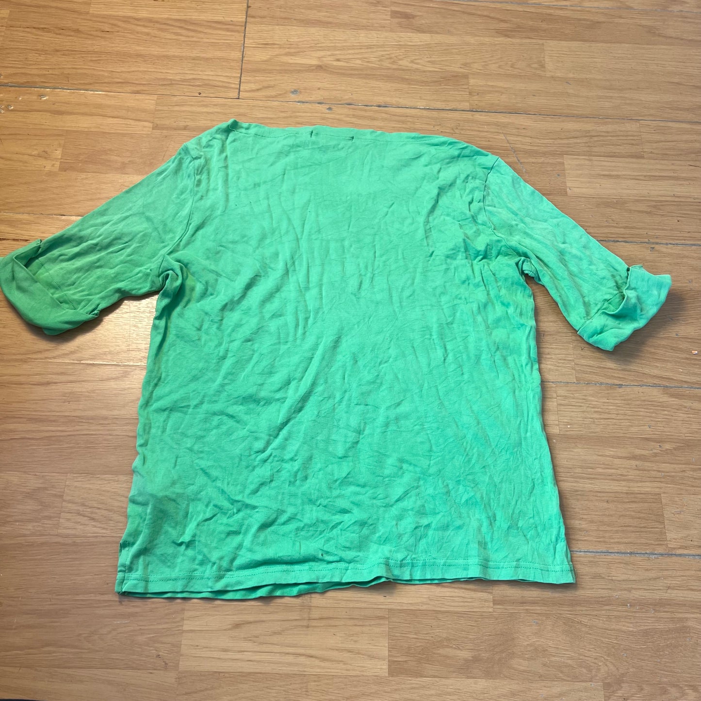 Top vert manches mi-longues - Ralph Lauren - Taille L