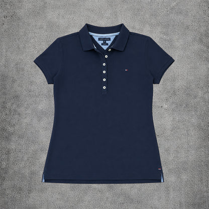 Polo noir femme - Tommy Hilfiger - Taille XXL