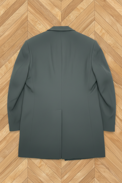 Manteau Mi-Long Vert Foncé - by SS.CARMEN - Taille : L (oversized)