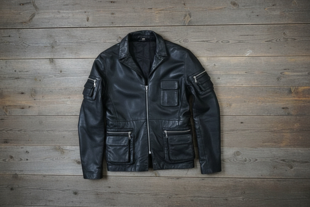 Urban Edge Leather Jacket – by BEATRICE