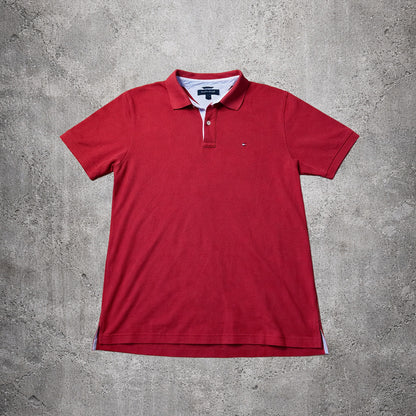 Polo rouge Tommy Hilfiger – Taille – XL