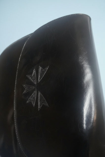 Petit Sac Noir Brillant - by PR MEC