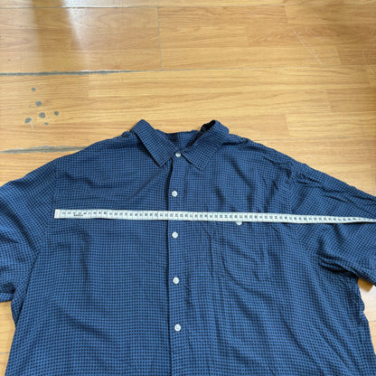 Chemise manches courtes bleue à motif - Batik Bay - Taille XL
