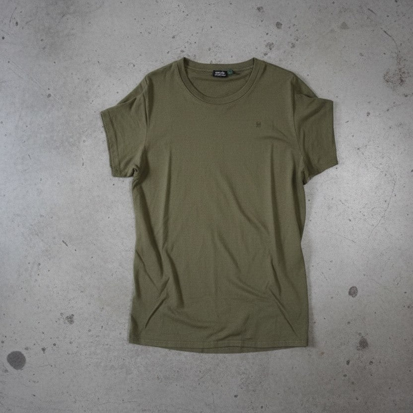 T-shirt vert foncé G-RAW – taille XL