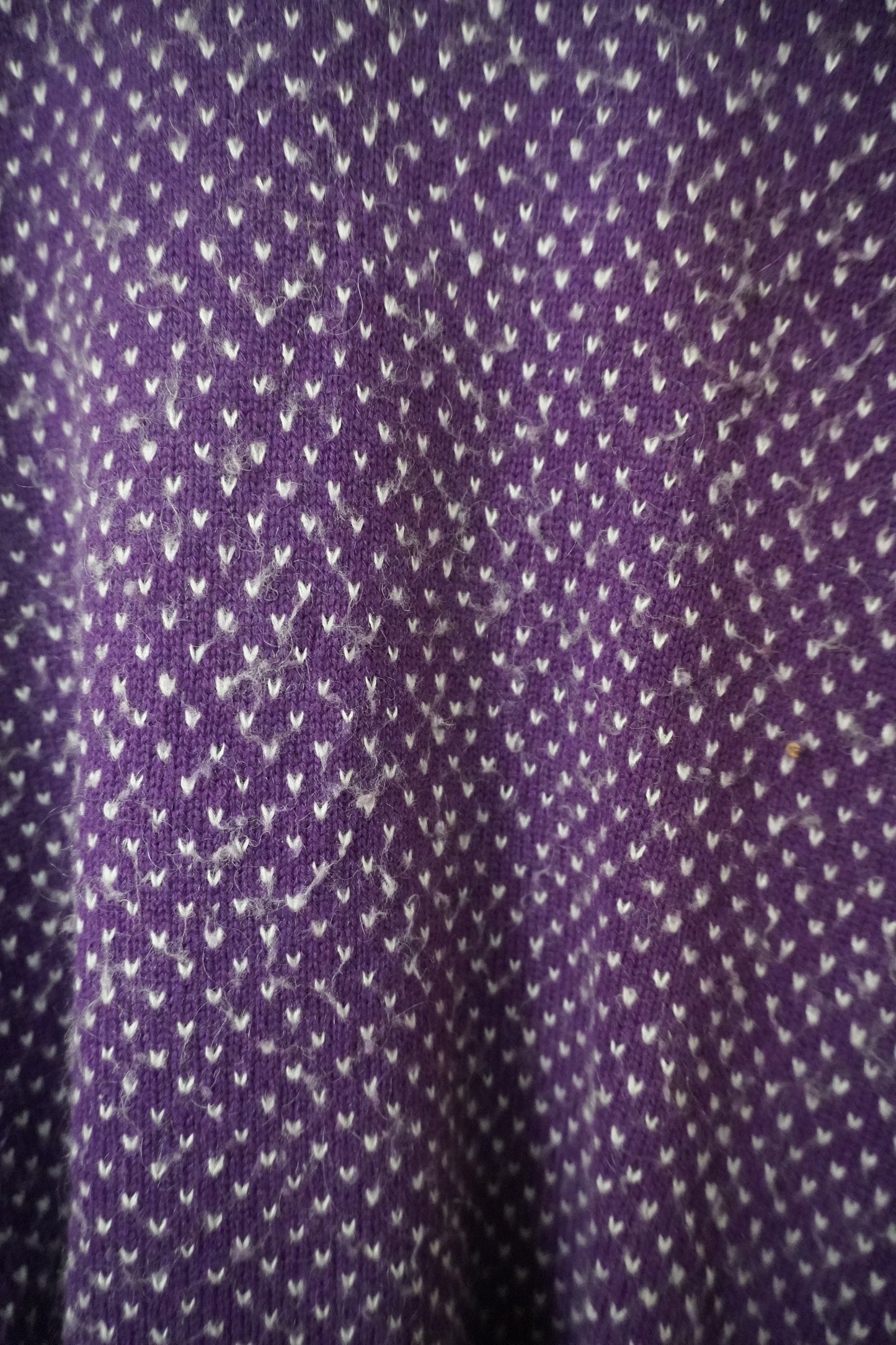 Pull violet et gris Tommy Hilfiger – Taille – M