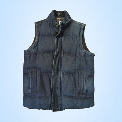 Veste sans manches doudoune en jean Zara By PRMEC