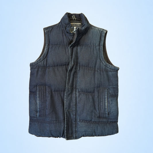 Veste sans manches doudoune en jean Zara By PRMEC
