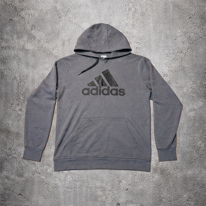 Hoodie gris - Adidas - Taille L