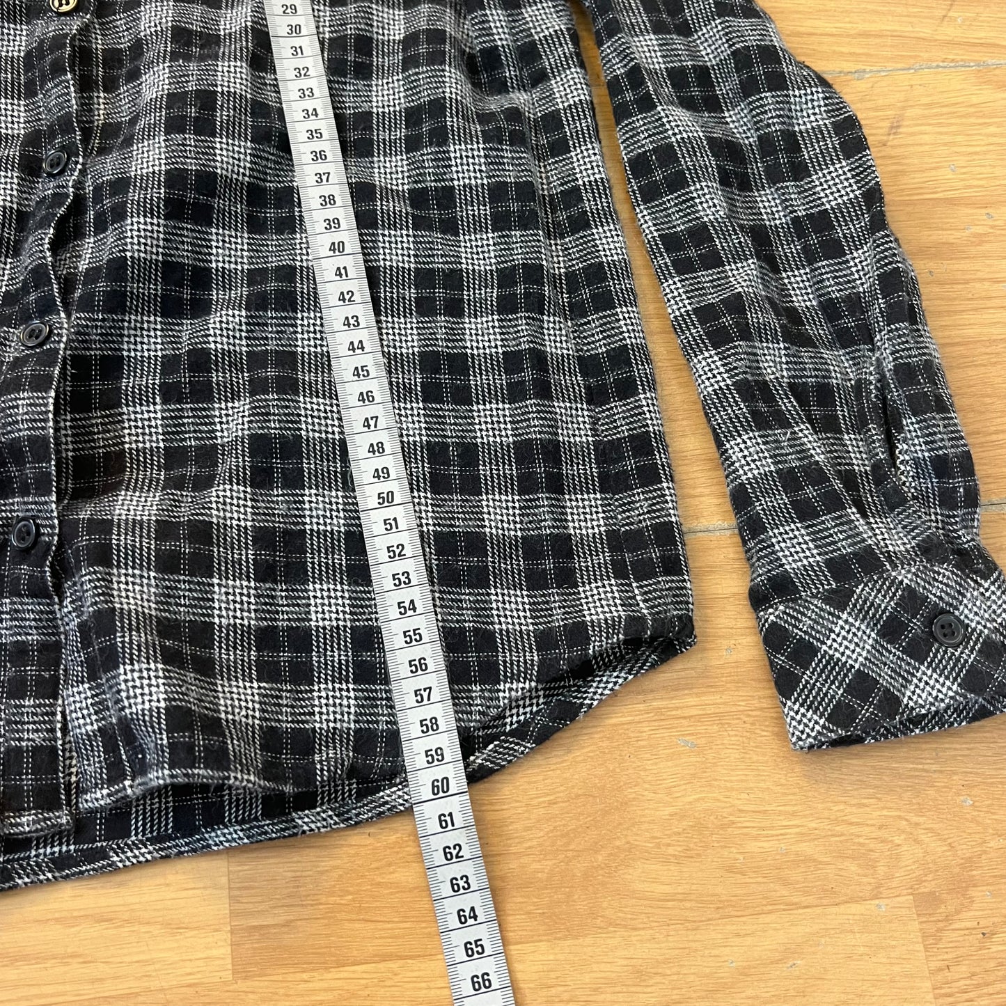 Chemise à carreaux noir - Azul - Taille XS/S