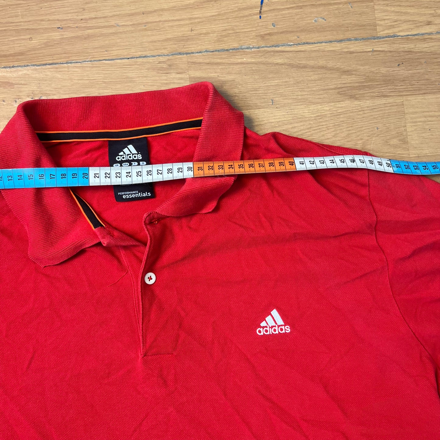 Polo rouge - Adidas - Taille XXL