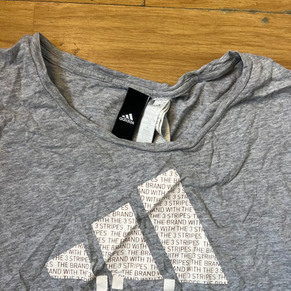 T-shirt gris - Adidas (femme) - Taille XS