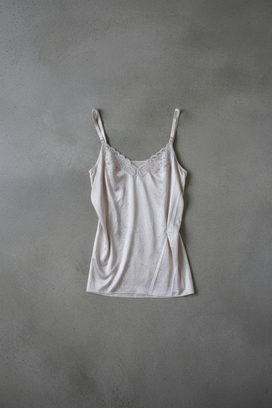 Top blanc effet satin – taille M