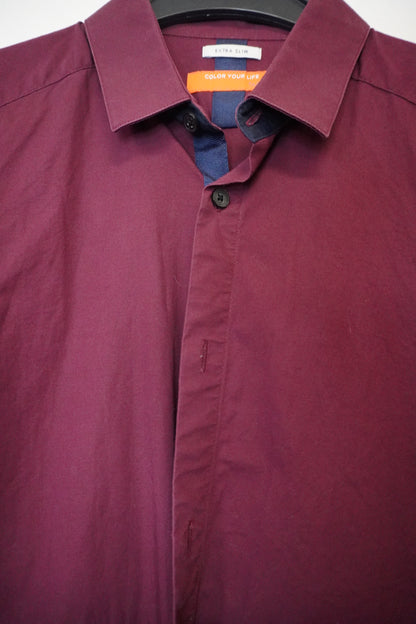Chemise Slim Marron – by YANNIS KINGSTON