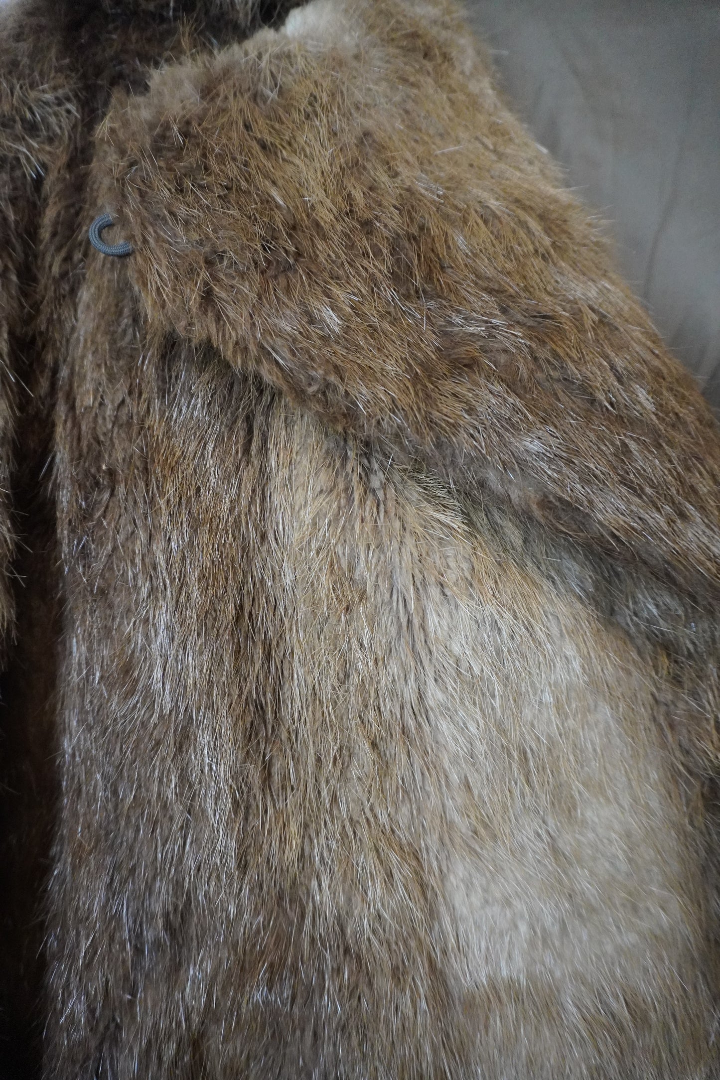 Manteau Long en Fourrure Véritable - by KER - Taille : XS/S