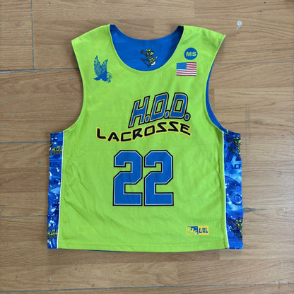 Maillot de basketball vert H.D.D. Lacrosse Flow Society – Taille L/XL