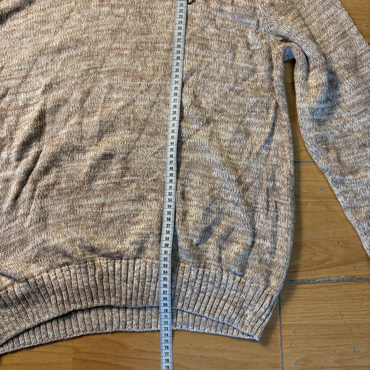 Pull en maille beige - Chaps - Taille XL