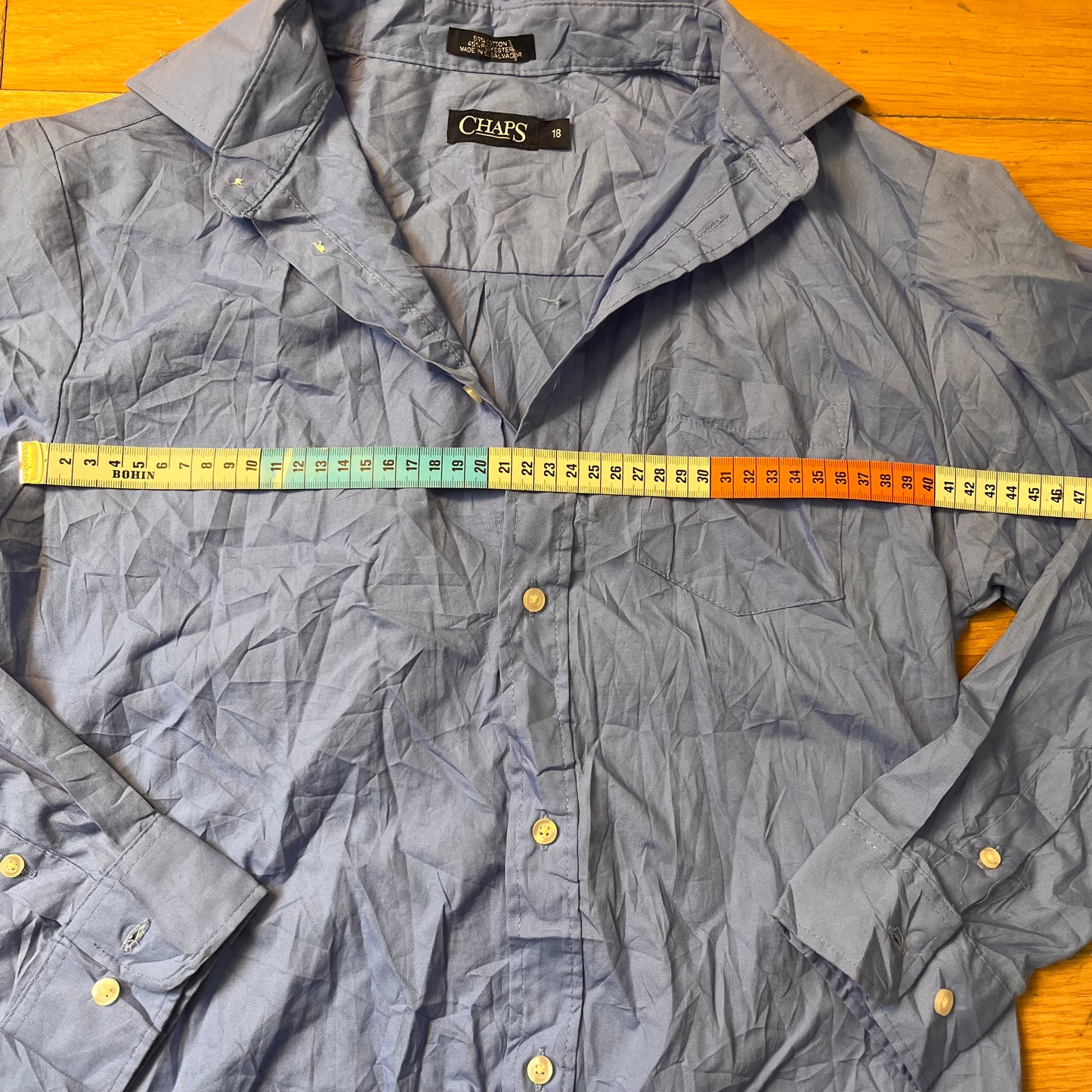 Chemise bleue Chaps – Taille – M