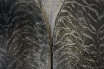 Gilet en fausse fourrure noir élégant – By FABSO