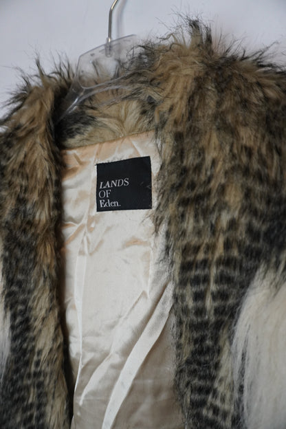 Manteau Court Fausse Fourrure - by SASSCARELLA - Taille : S