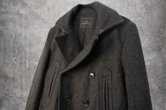 Veste laine gris foncé Slick – Taille – M