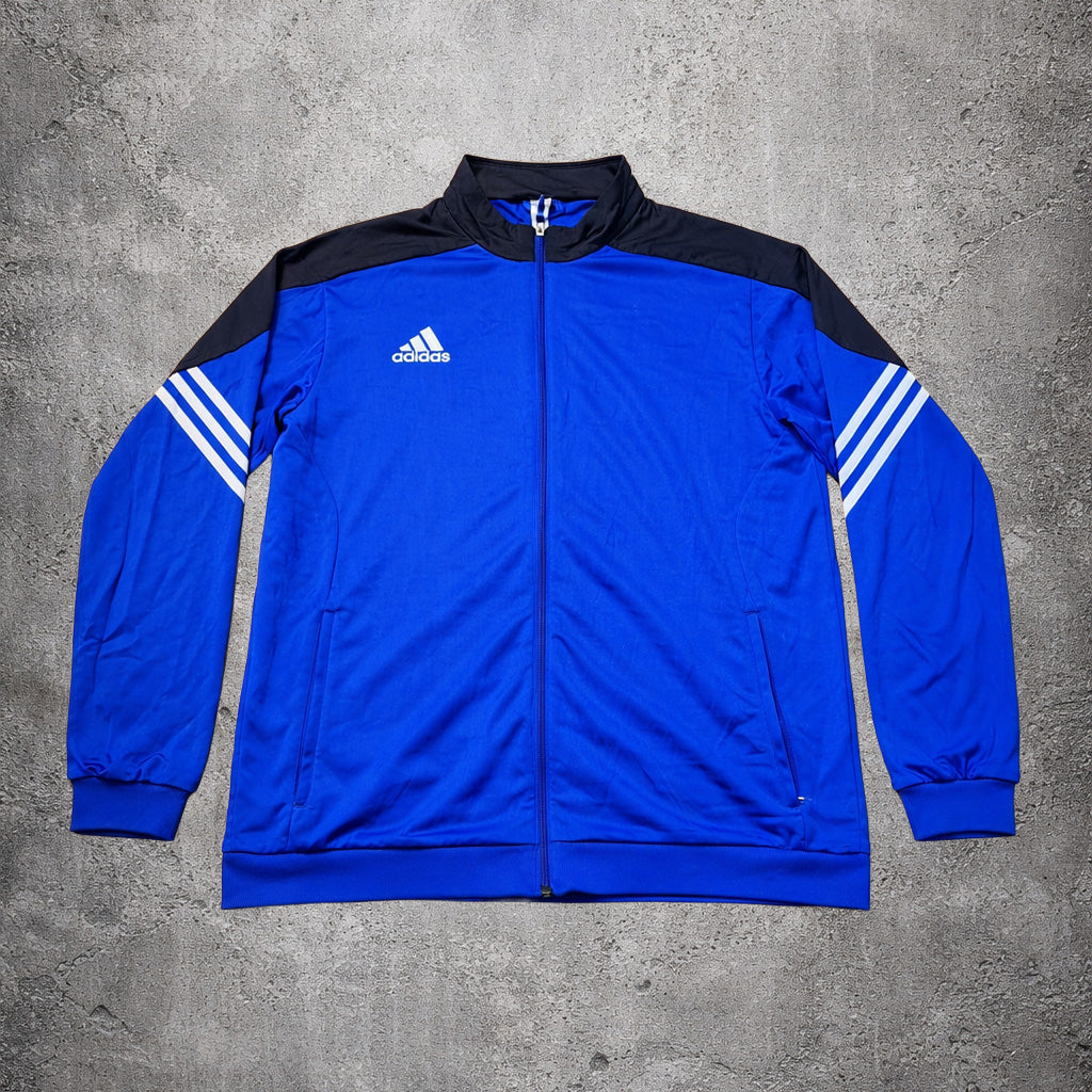 Sweat zippé bleu - Adidas - Taille XL
