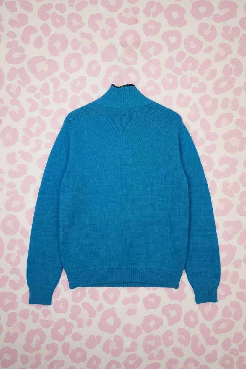 Polo Ralph Lauren Zip-Up Bleu - by SARLOTTE - Taille : L