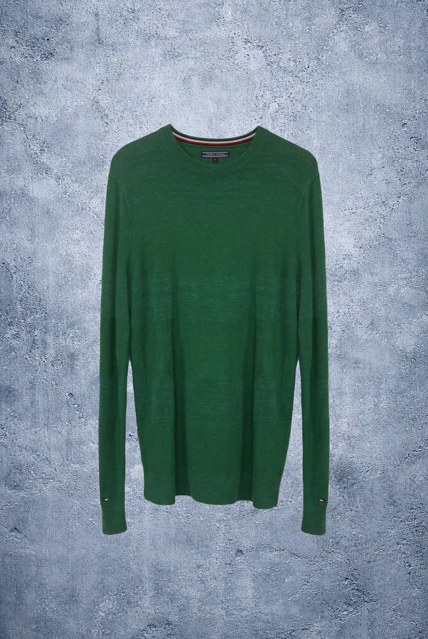 Pull vert Tommy Hilfiger – Taille – M