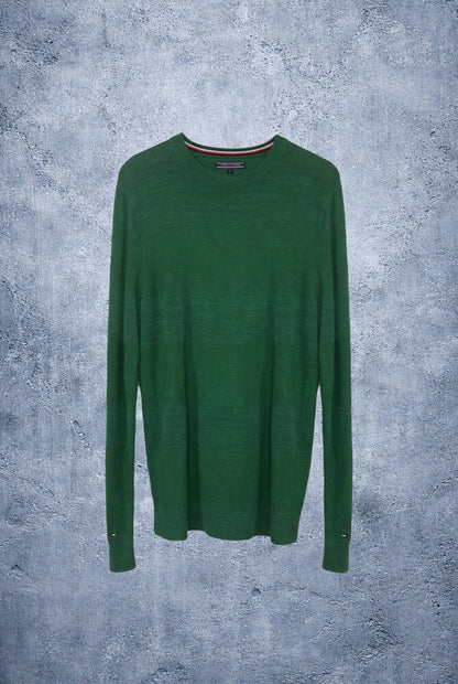 Pull vert Tommy Hilfiger – Taille – M