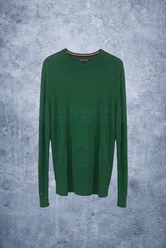 Pull vert Tommy Hilfiger – Taille – M
