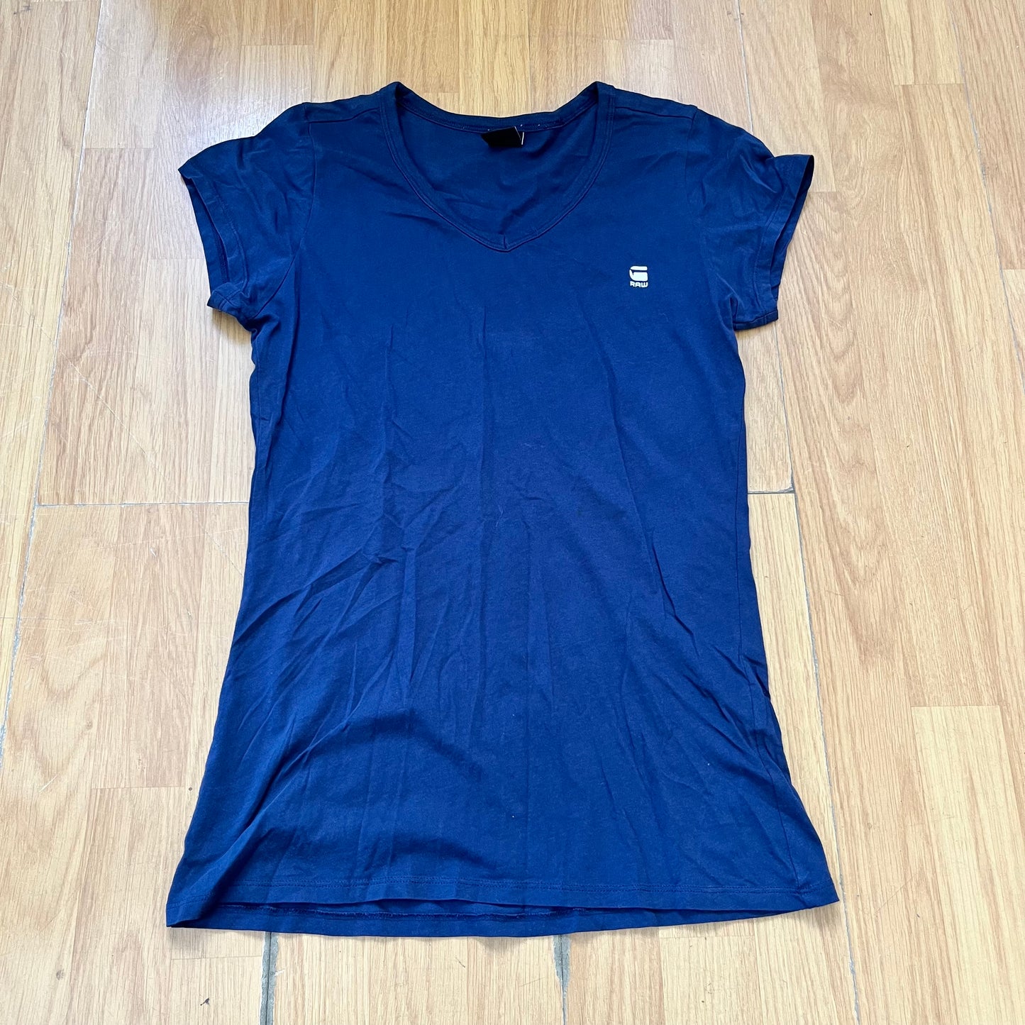 T-shirt G-raw bleu foncé – Taille M