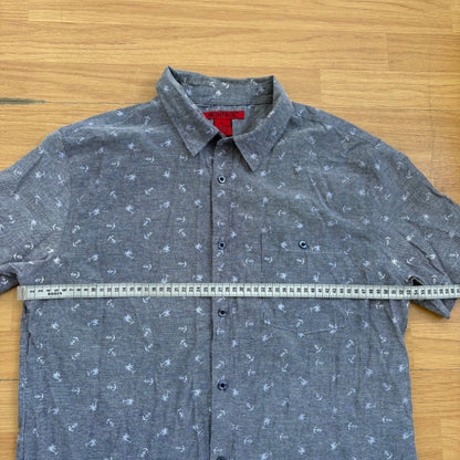 Chemise manches courtes grise - Montage - Taille L