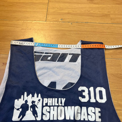 T-shirt réversible blanc et bleu marine - Philly Showcase - Taille L
