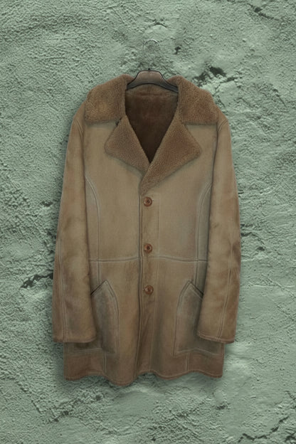 Manteau Suédine à Intérieur Fluffy - by YANNIS KINGSTON - Taille : M