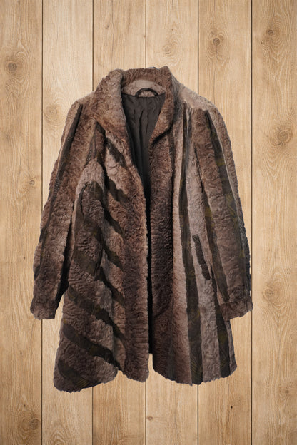 Veste mi-longue en fourrure véritable – By BÉATRICE