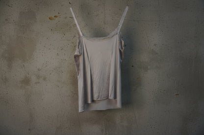 Top blanc effet satin – taille M