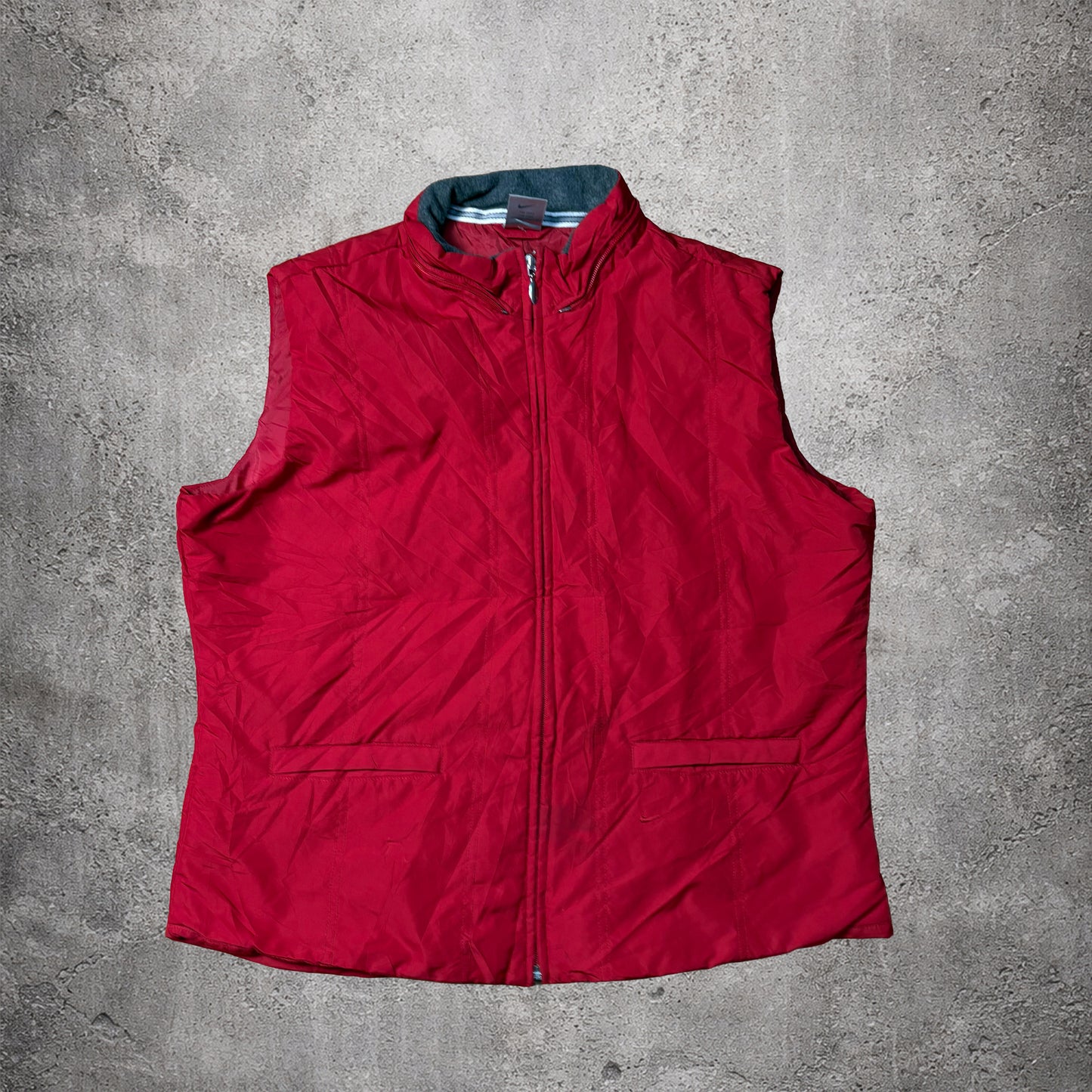 Doudoune sans manches rouge Nike – Taille XL