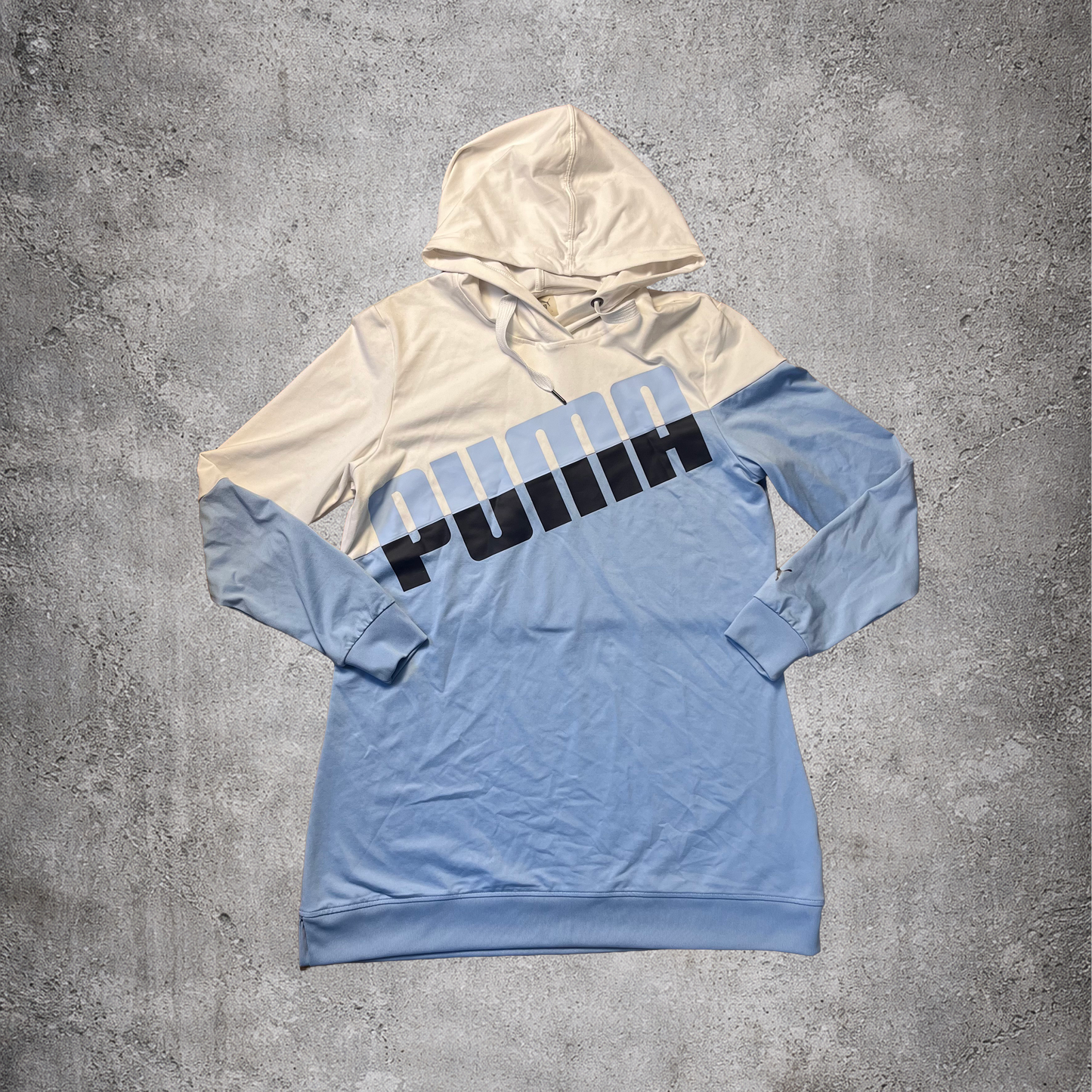 Hoodie blanc et bleu - Puma - Taille L